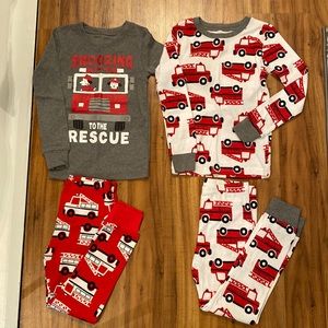 Carter’s Little Boy Fireman Pajama Set
